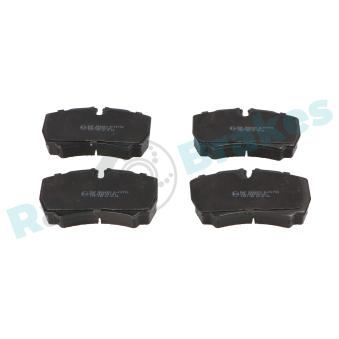 Jeu de 4 plaquettes de frein avant RAP BRAKES OEM 1718023