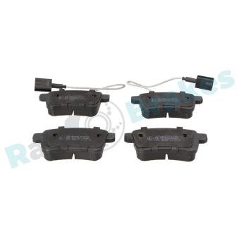Jeu de 4 plaquettes de frein arrière RAP BRAKES [R-P0763]
