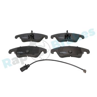 Jeu de 4 plaquettes de frein avant RAP BRAKES OEM 4G0698151