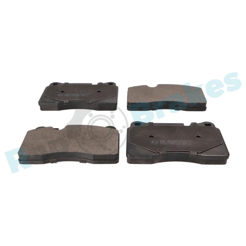 Jeu de 4 plaquettes de frein avant RAP BRAKES R-P0769 - Visuel 1
