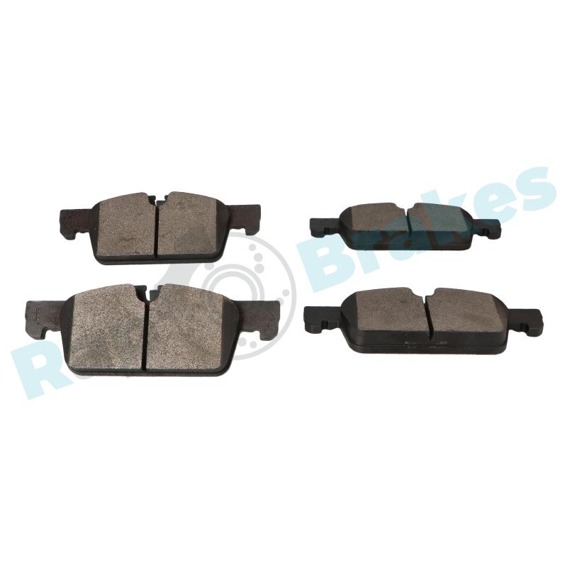 Jeu de 4 plaquettes de frein avant RAP BRAKES R-P0781 - Visuel 2