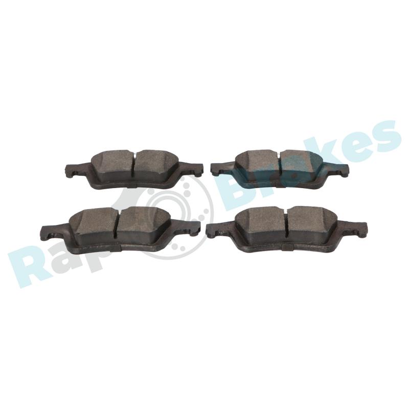 Jeu de 4 plaquettes de frein arrière RAP BRAKES R-P0788 - Visuel 2