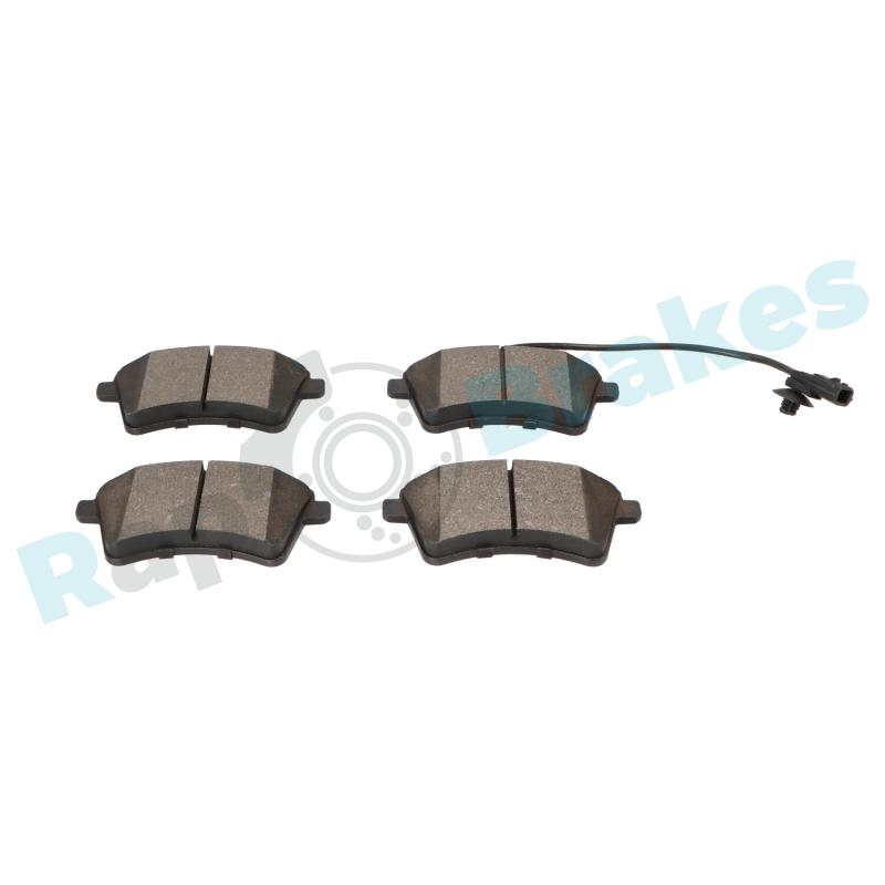 Jeu de 4 plaquettes de frein avant RAP BRAKES R-P0790 - Visuel 2