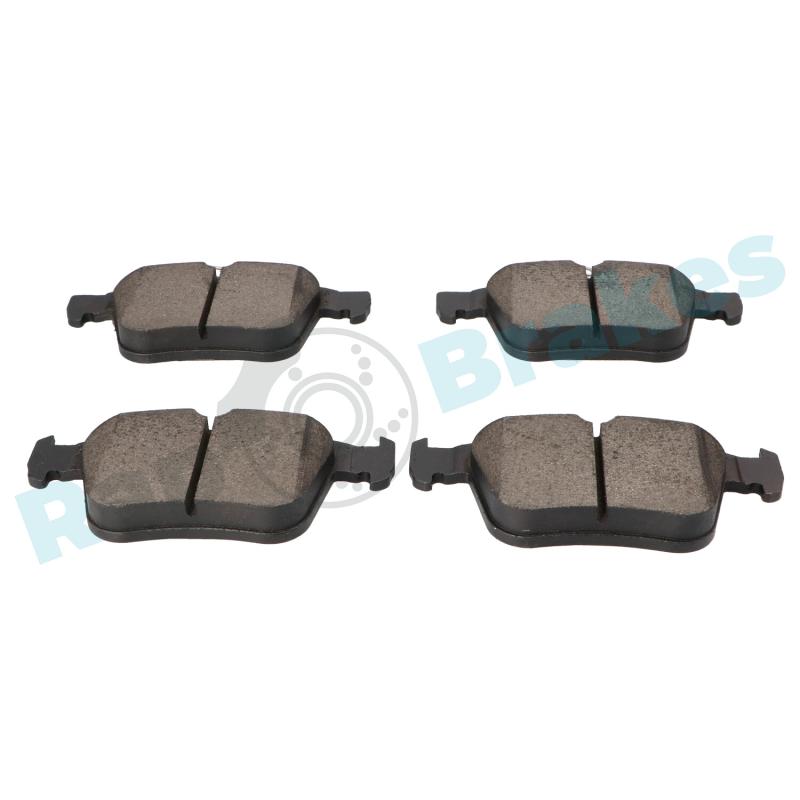 Jeu de 4 plaquettes de frein arrière RAP BRAKES R-P0802 - Visuel 2