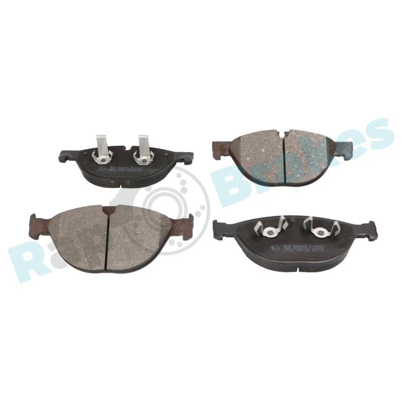 Jeu de 4 plaquettes de frein avant RAP BRAKES R-P0807 - Visuel 1