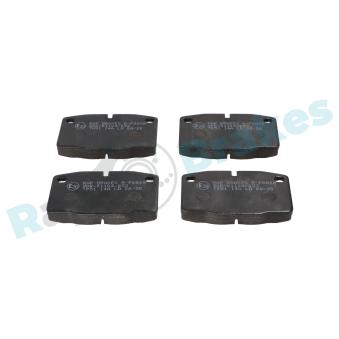 Jeu de 4 plaquettes de frein avant RAP BRAKES OEM 1605791