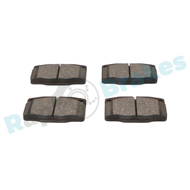 Jeu de 4 plaquettes de frein avant RAP BRAKES R-P0828 - Visuel 2