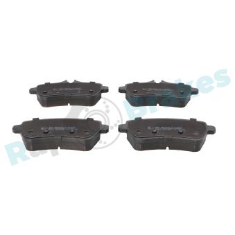 Jeu de 4 plaquettes de frein arrière RAP BRAKES [R-P0842]