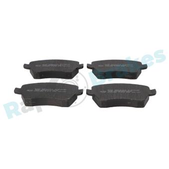 Jeu de 4 plaquettes de frein avant RAP BRAKES R-P0845 pour OPEL OMEGA 111 CDI - 110cv