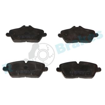 Jeu de 4 plaquettes de frein avant RAP BRAKES OEM 34116862309