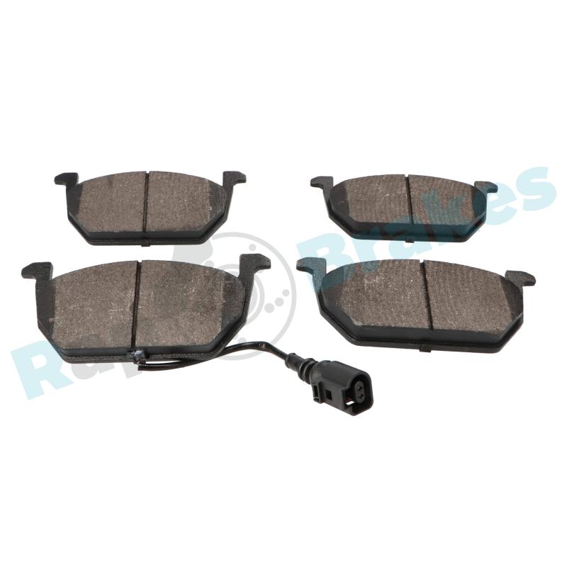 Jeu de 4 plaquettes de frein avant RAP BRAKES R-P0900 - Visuel 2