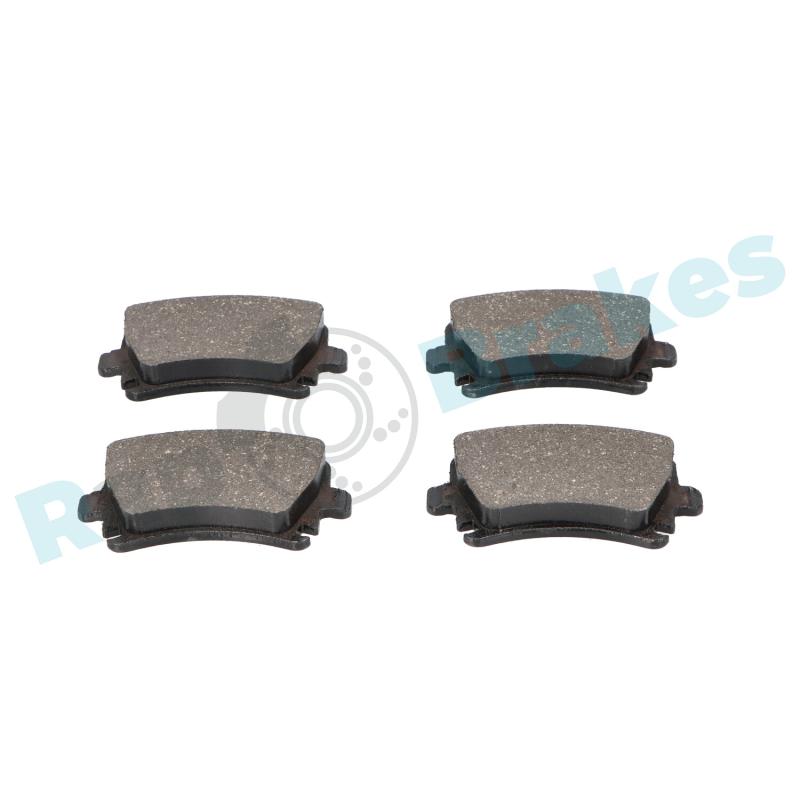 Jeu de 4 plaquettes de frein arrière RAP BRAKES R-P0903 - Visuel 2