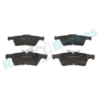 Jeu de 4 plaquettes de frein arrière RAP BRAKES [R-P0904]