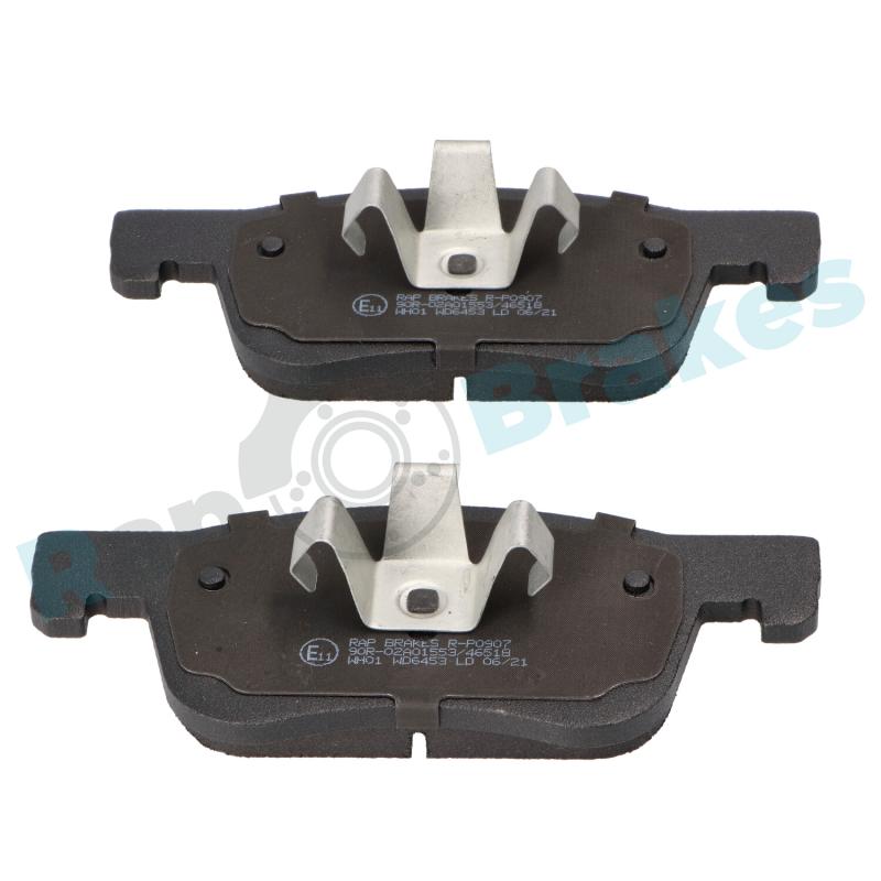 Jeu de 4 plaquettes de frein avant RAP BRAKES R-P0907 - Visuel 1