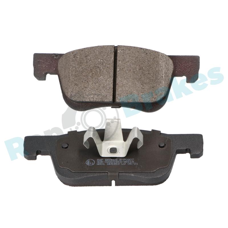Jeu de 4 plaquettes de frein avant RAP BRAKES R-P0907 - Visuel 2
