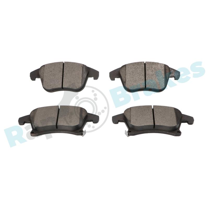 Jeu de 4 plaquettes de frein avant RAP BRAKES R-P0908 - Visuel 2