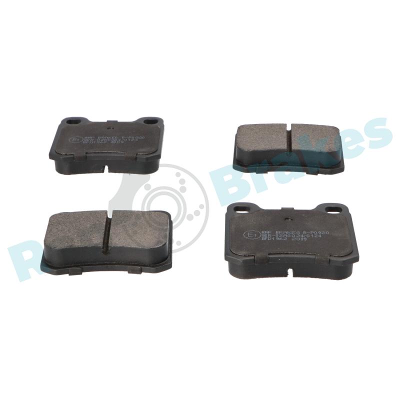 Jeu de 4 plaquettes de frein arrière RAP BRAKES R-P0920 - Visuel 1