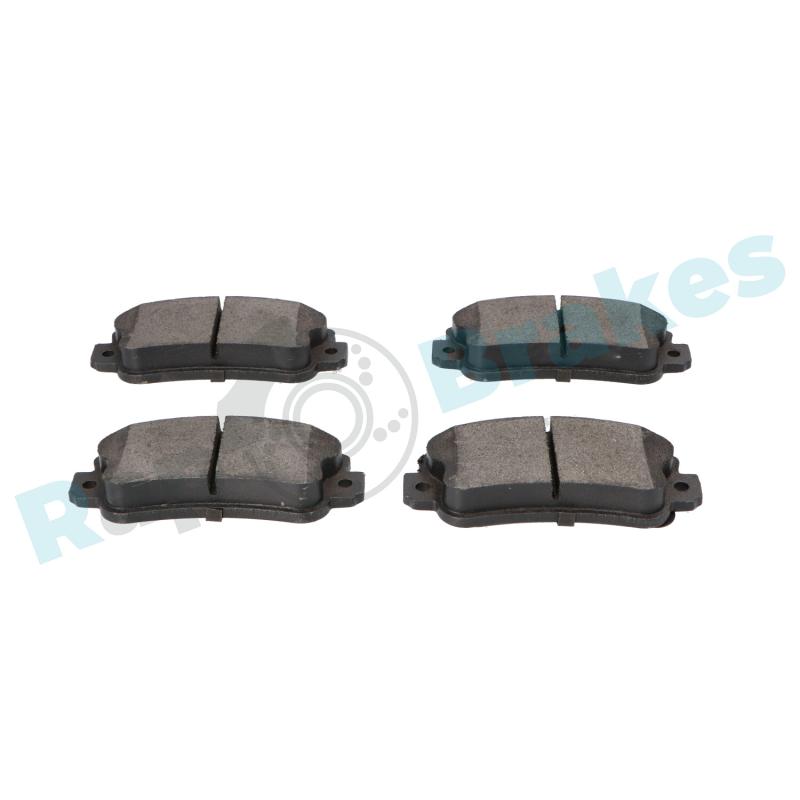 Jeu de 4 plaquettes de frein avant RAP BRAKES R-P0921 - Visuel 2