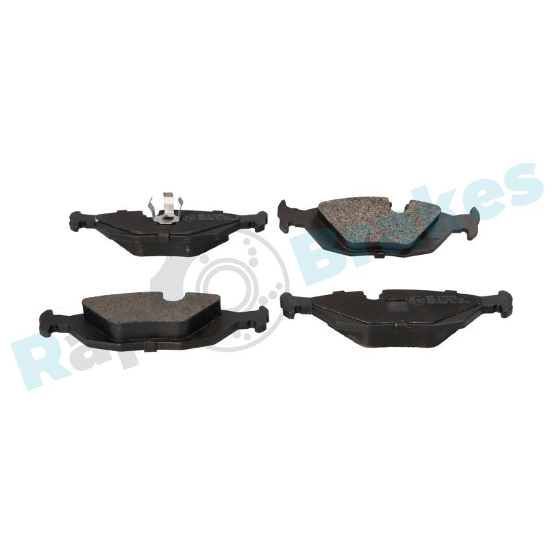 Jeu de 4 plaquettes de frein arrière RAP BRAKES R-P0922 - Visuel 1
