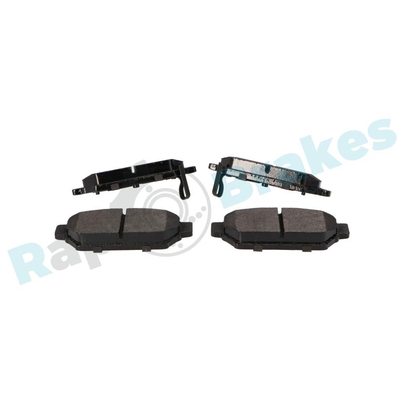 Jeu de 4 plaquettes de frein arrière RAP BRAKES R-P0925 - Visuel 2