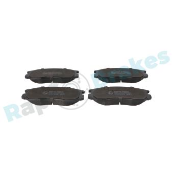 Jeu de 4 plaquettes de frein avant RAP BRAKES OEM MR389512