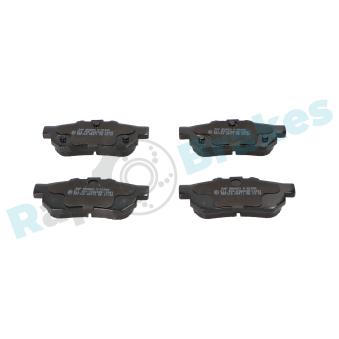 Jeu de 4 plaquettes de frein arrière RAP BRAKES OEM 43022ST7020