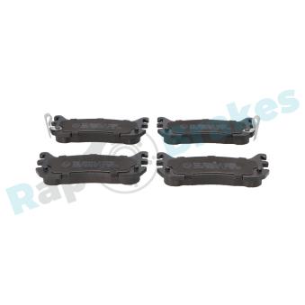 Jeu de 4 plaquettes de frein arrière RAP BRAKES OEM NCY52648ZA
