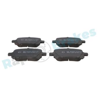 Jeu de 4 plaquettes de frein avant RAP BRAKES OEM 0446533230