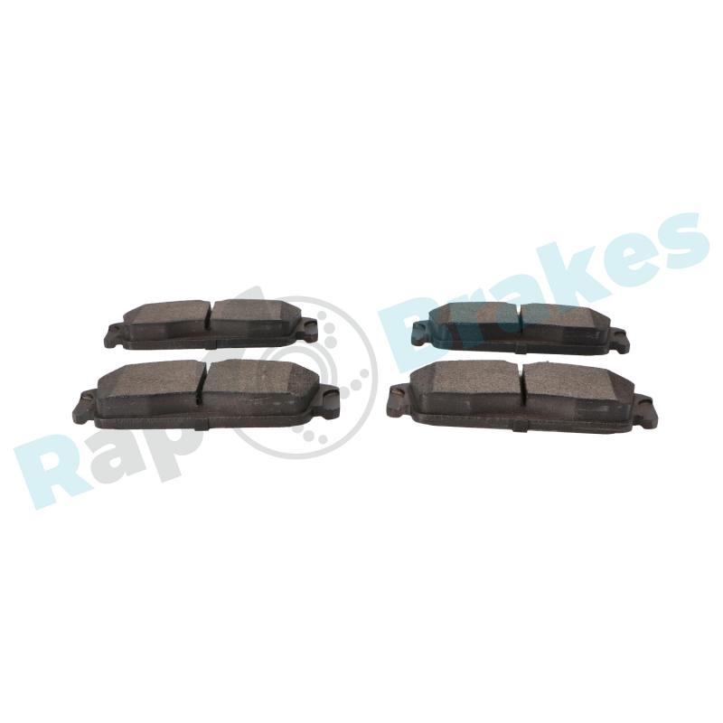 Jeu de 4 plaquettes de frein avant RAP BRAKES R-P0981 - Visuel 2