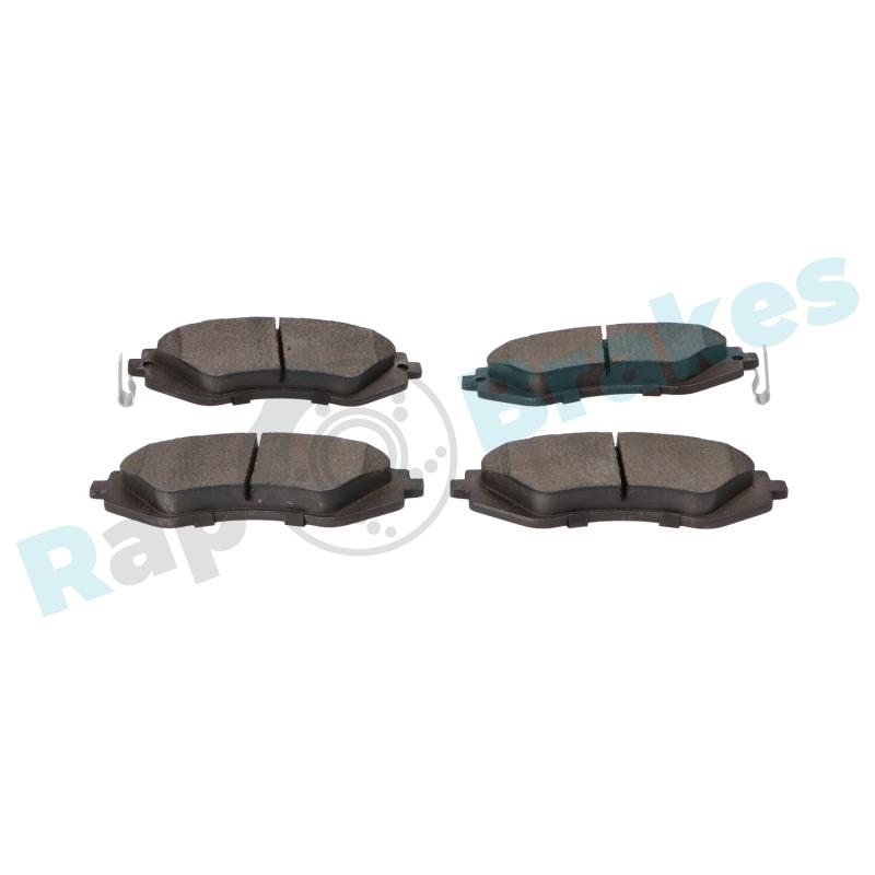 Jeu de 4 plaquettes de frein avant RAP BRAKES R-P0985 - Visuel 2