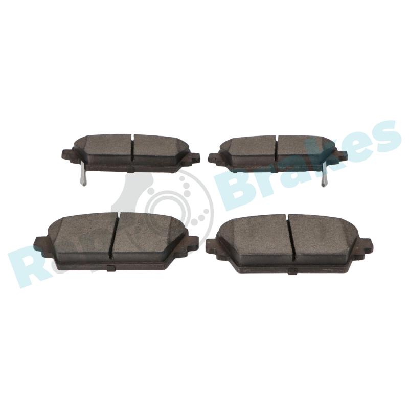 Jeu de 4 plaquettes de frein avant RAP BRAKES R-P0997 - Visuel 2