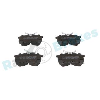 Jeu de 4 plaquettes de frein arrière RAP BRAKES [R-P0999]