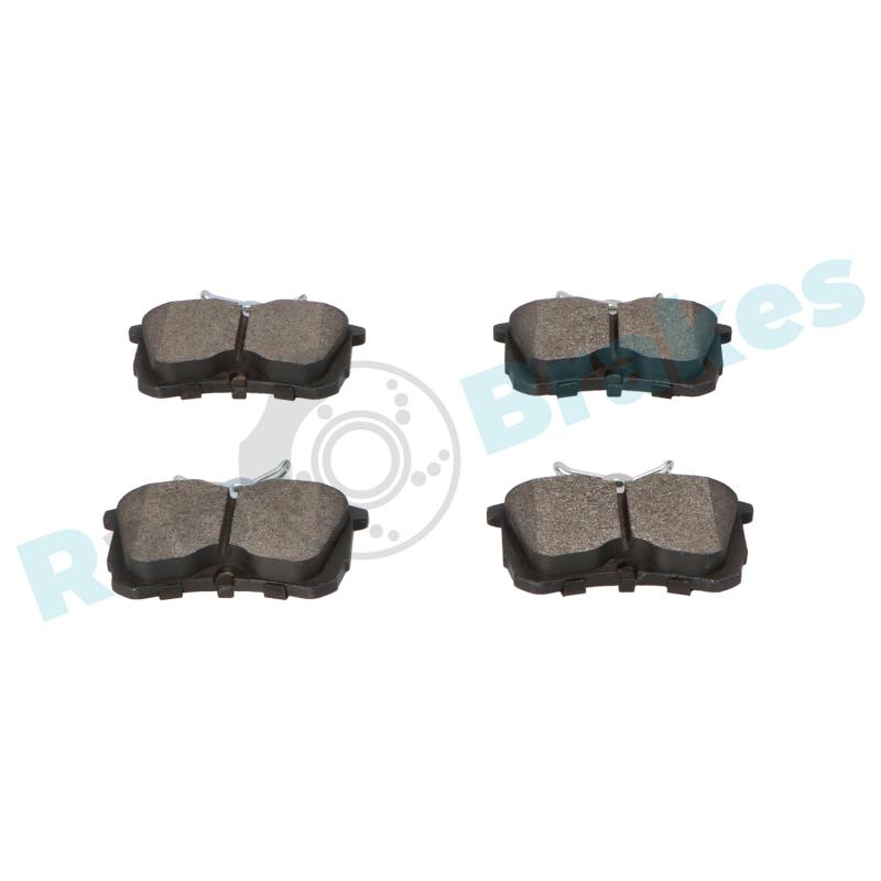 Jeu de 4 plaquettes de frein arrière RAP BRAKES R-P0999 - Visuel 2