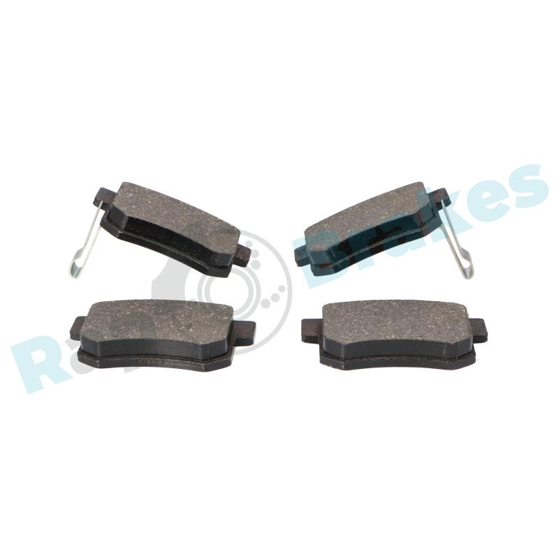 Jeu de 4 plaquettes de frein arrière RAP BRAKES R-P1000 - Visuel 2