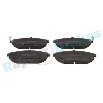 Jeu de 4 plaquettes de frein avant RAP BRAKES [R-P1037]