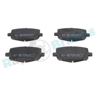 Jeu de 4 plaquettes de frein avant RAP BRAKES OEM 0446528410