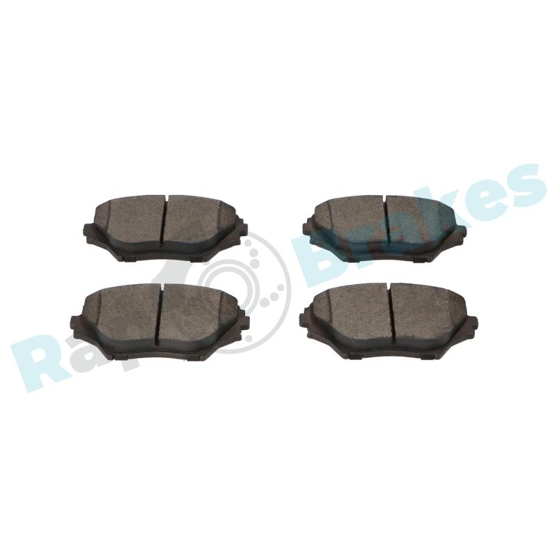 Jeu de 4 plaquettes de frein avant RAP BRAKES R-P1055 - Visuel 2