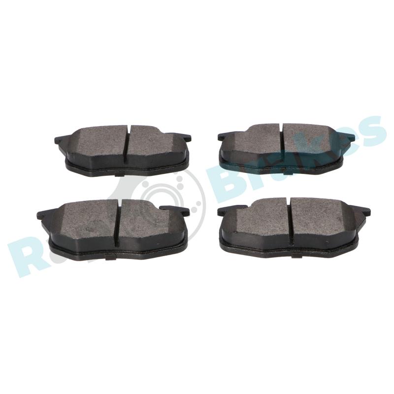 Jeu de 4 plaquettes de frein avant RAP BRAKES R-P1072 - Visuel 2