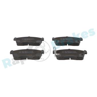 Jeu de 4 plaquettes de frein avant RAP BRAKES OEM 5581060J10000