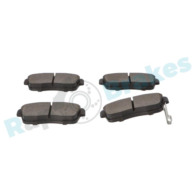 Jeu de 4 plaquettes de frein avant RAP BRAKES R-P1079 - Visuel 2