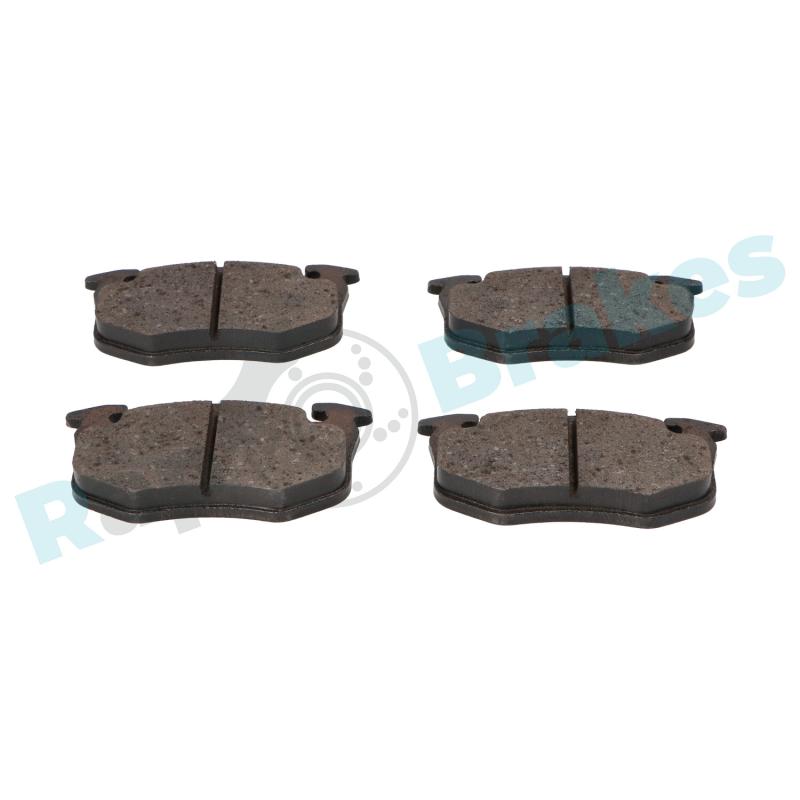 Jeu de 4 plaquettes de frein avant RAP BRAKES R-P1082 - Visuel 2