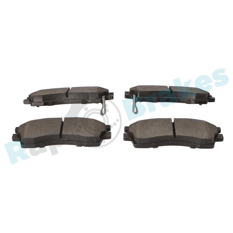 Jeu de 4 plaquettes de frein avant RAP BRAKES R-P1086 - Visuel 2