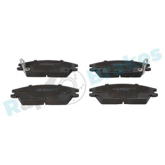 Jeu de 4 plaquettes de frein avant RAP BRAKES [R-P1126]