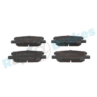 Jeu de 4 plaquettes de frein arrière RAP BRAKES [R-P1134]
