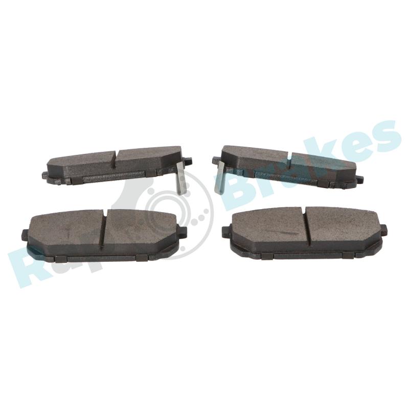 Jeu de 4 plaquettes de frein arrière RAP BRAKES R-P1139 - Visuel 2