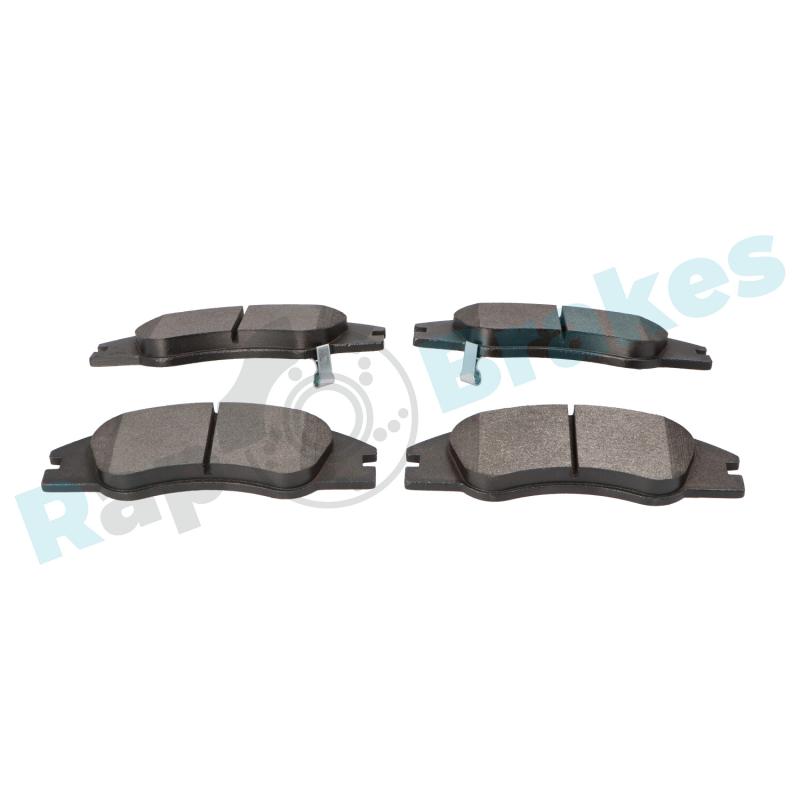 Jeu de 4 plaquettes de frein avant RAP BRAKES R-P1161 - Visuel 2