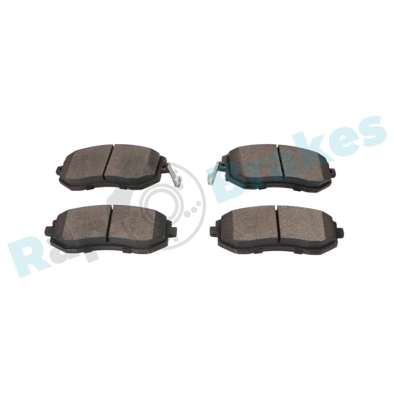 Jeu de 4 plaquettes de frein avant RAP BRAKES R-P1165 - Visuel 2