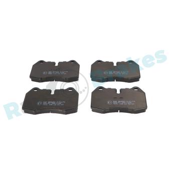 Jeu de 4 plaquettes de frein avant RAP BRAKES R-P1175 pour NISSAN 350 3.5 - 301cv
