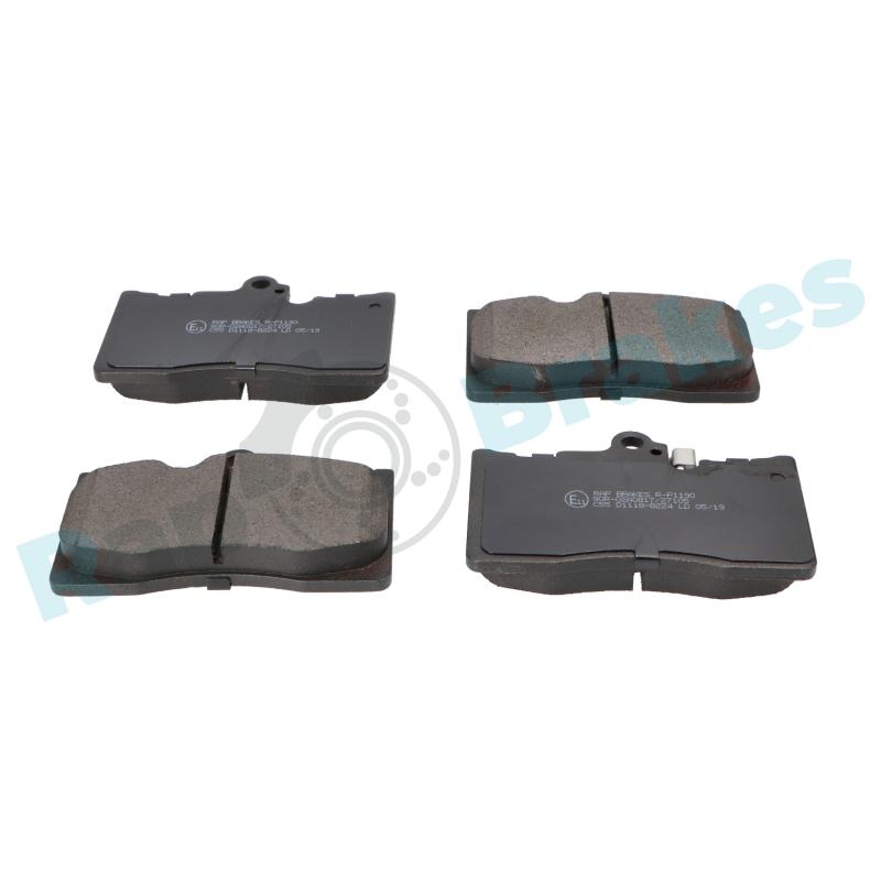 Jeu de 4 plaquettes de frein avant RAP BRAKES R-P1190 - Visuel 1