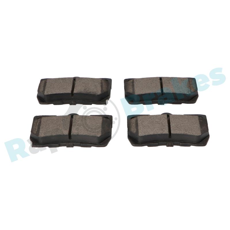 Jeu de 4 plaquettes de frein arrière RAP BRAKES R-P1191 - Visuel 2